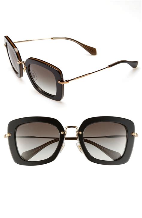 miu miu 52mm retro sunglasses|miu sunglasses for women.